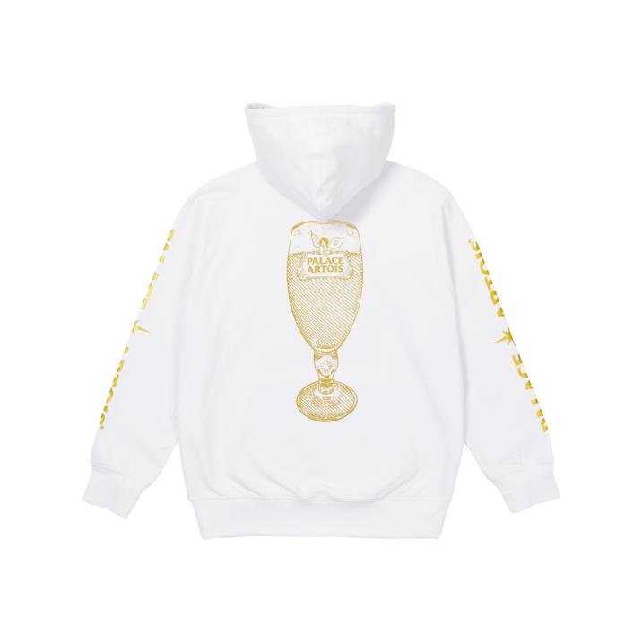 PALACE STELLA HOODIE CHALICE WHITE
