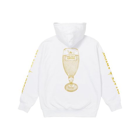 Palace PALACE STELLA HOODIE CHALICE WHITE