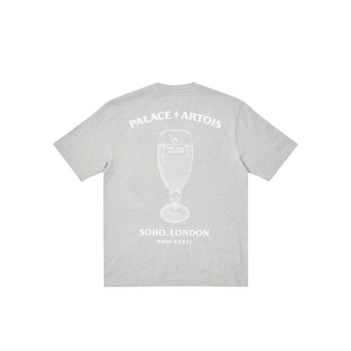 PALACE STELLA T-SHIRT CHALICE GREY MARL