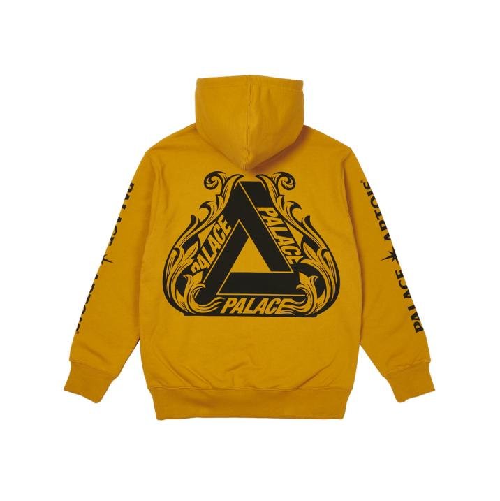 PALACE STELLA HOODIE RUST