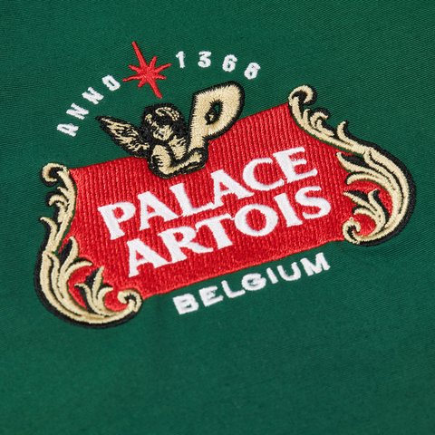 Palace PALACE STELLA ARTOIS MATCH JACKET BOTTLE GREEN - Colorway