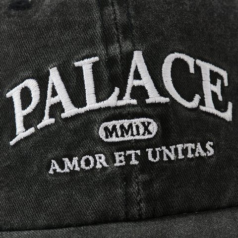 Palace UNITAS PIGMENT PAL HAT BLACK - Colorway