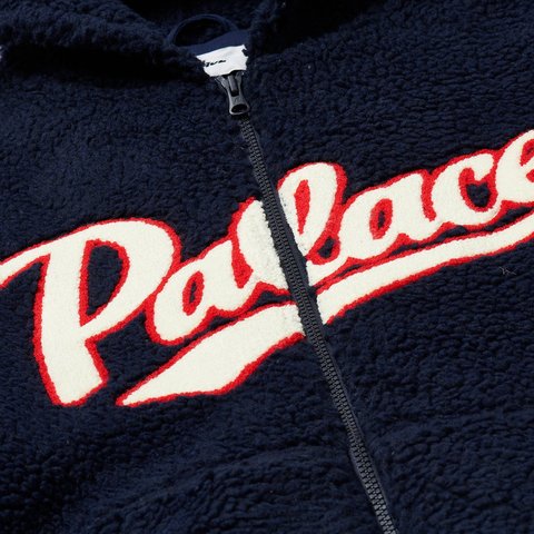 Palace SCRIPT HOOD NAVY - Colorway