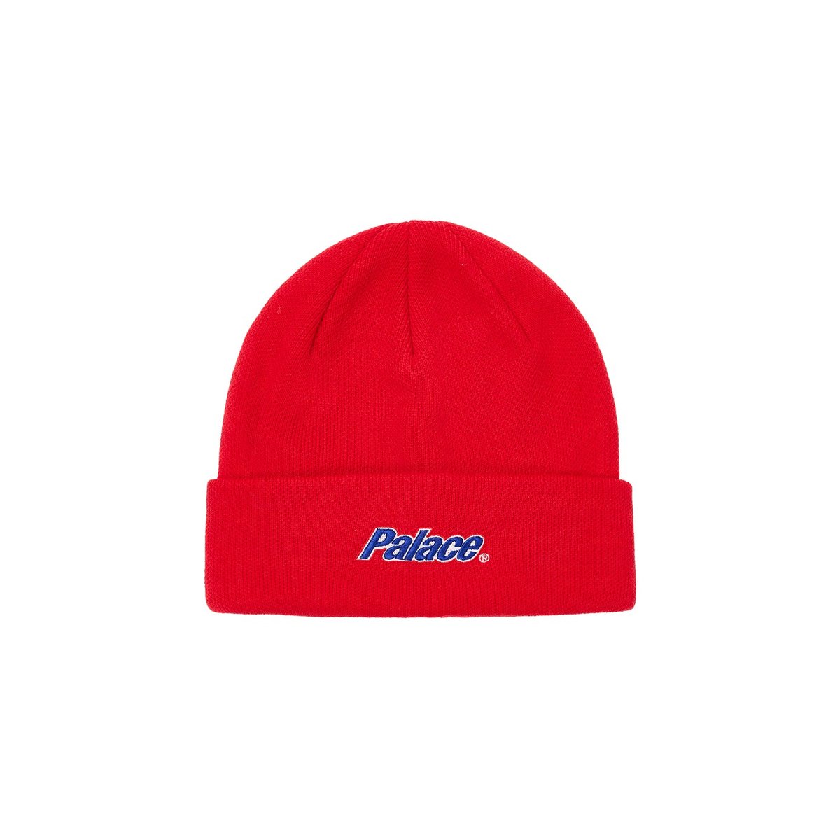 Palace LOWERCASE CUFF BEANIE TRUEST RED (Winter 2023) - $42.00