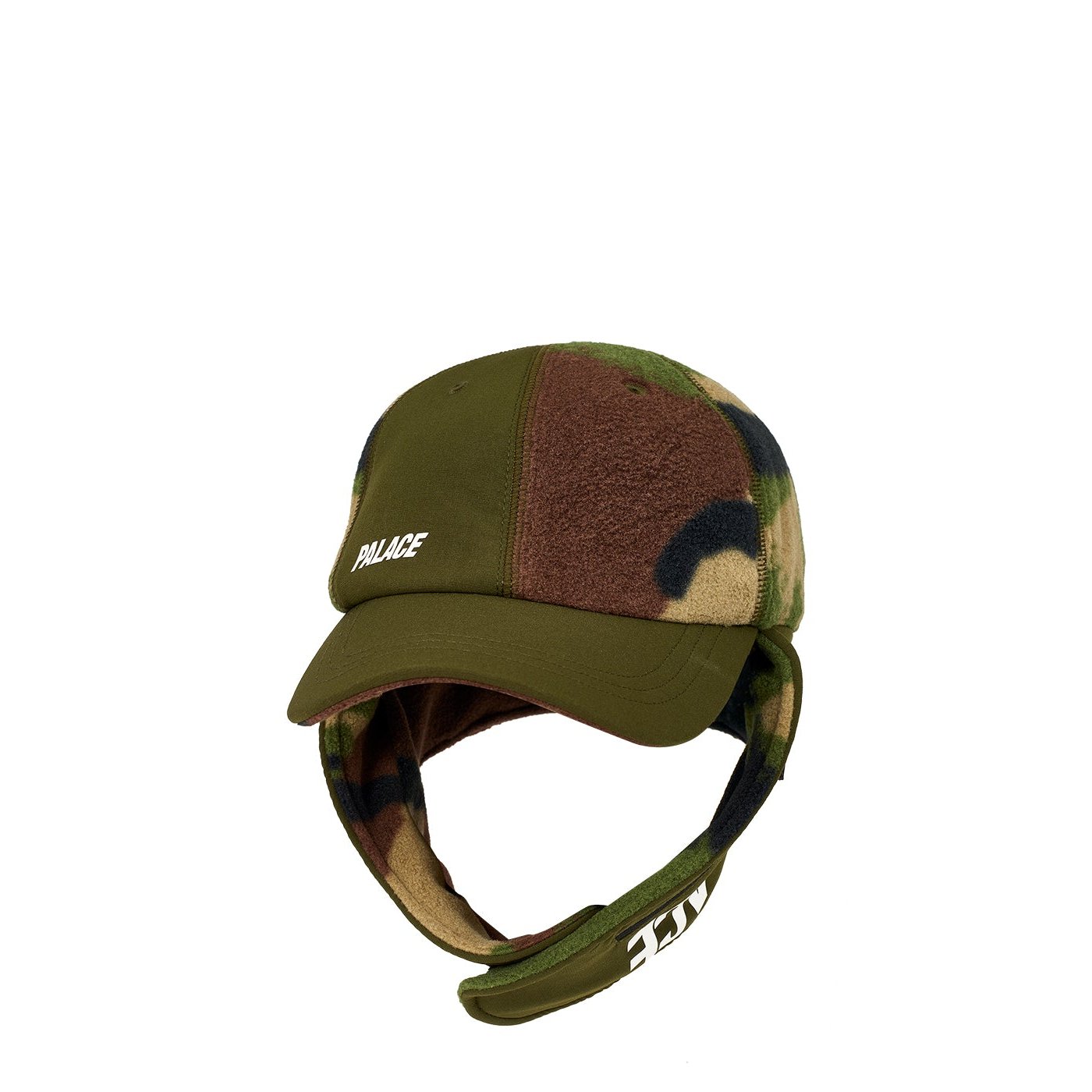 POLARTEC WARMDOME EARFLAP 5-PANEL WOODLAND CAMO