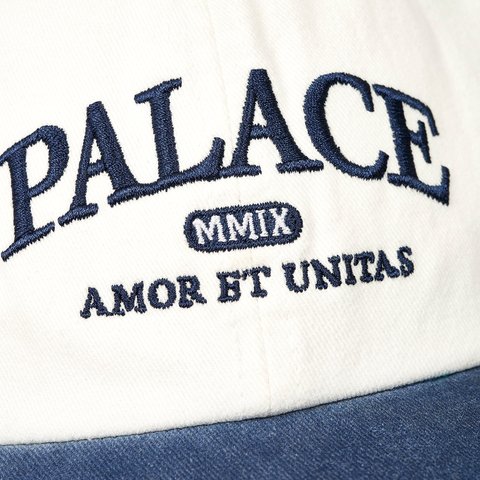 Palace UNITAS PIGMENT PAL HAT WHITE / NAVY - Colorway
