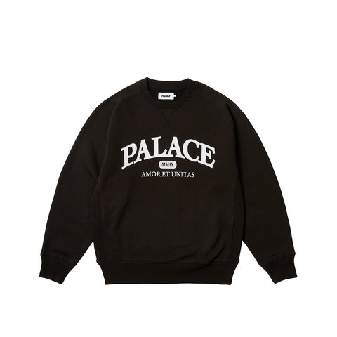 Palace UNITAS CREW BLACK - $138.00
