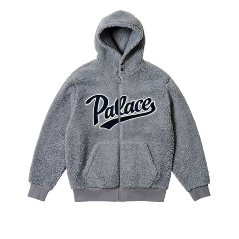 Palace SCRIPT HOOD GREY - $198.00