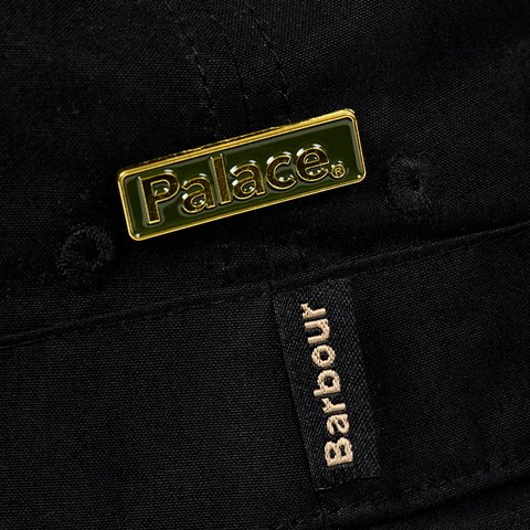 PALACE BARBOUR SPORTS HAT BLACK