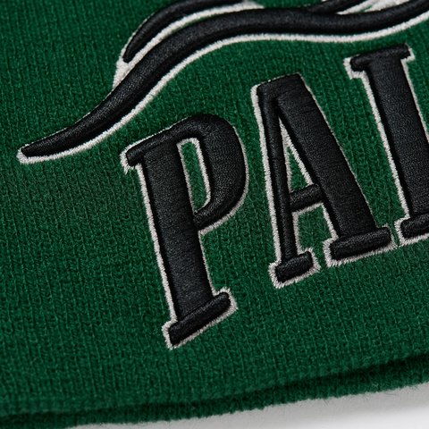 Palace HORSEPOWER NEIN CUFF BEANIE RACEY GREEN - Colorway