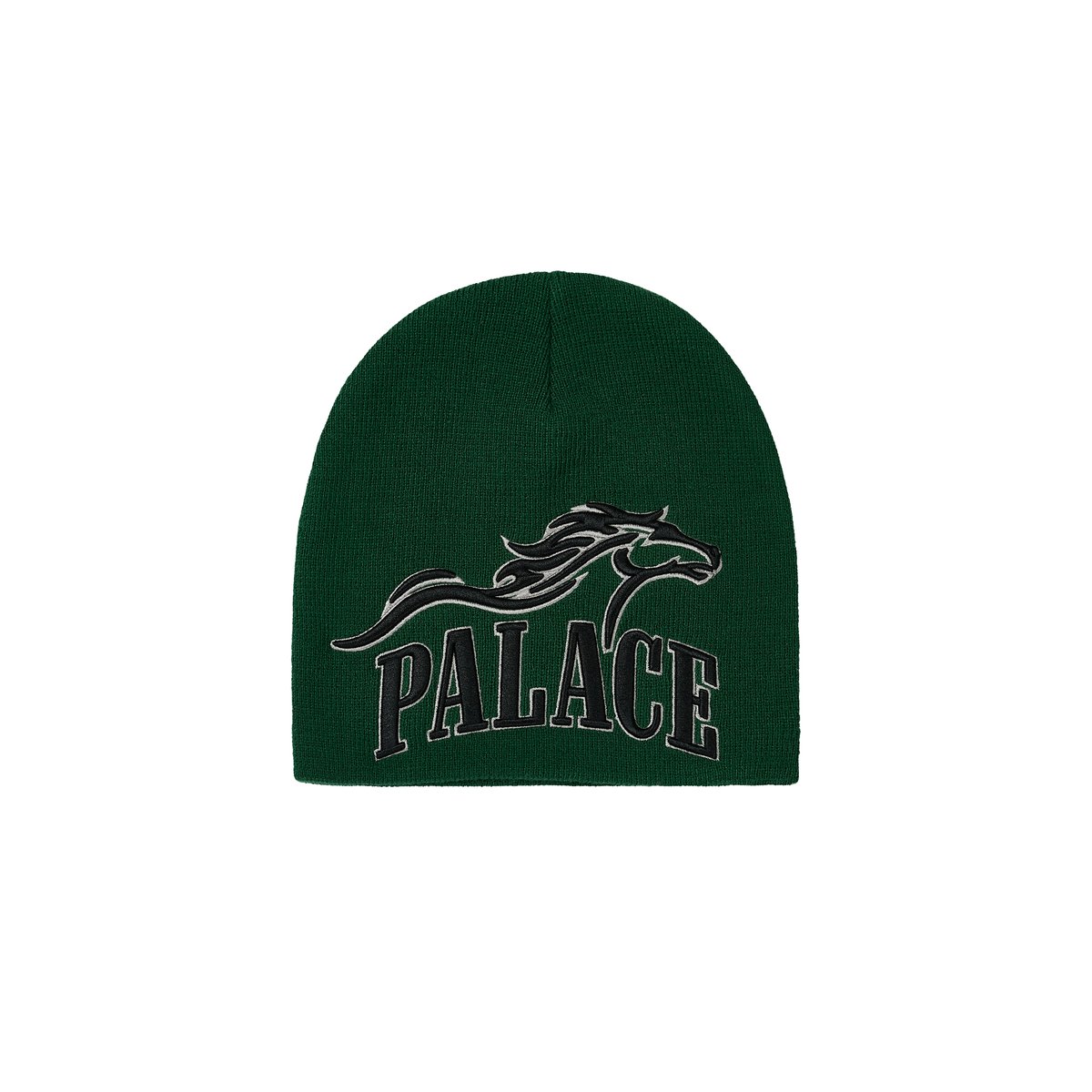 HORSEPOWER NEIN CUFF BEANIE RACEY GREEN - Palace