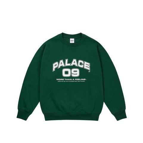Palace MORE THAN A FEELING CREW RACEY GREEN - Colorway