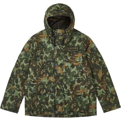 Palace PALACE BARBOUR FIELD CASUAL JACKET KELP FOREST CAMO