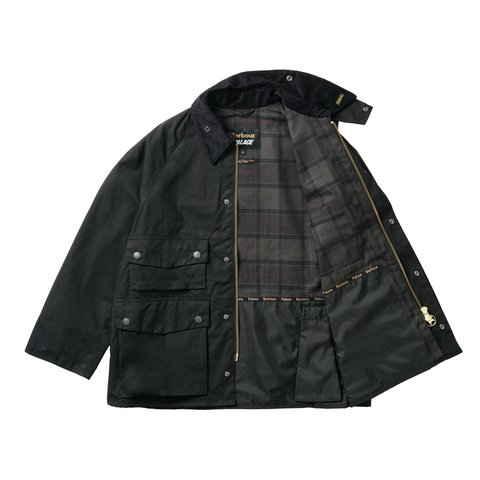 Palace PALACE BARBOUR BEDALE CASUAL JACKET BLACK - Colorway