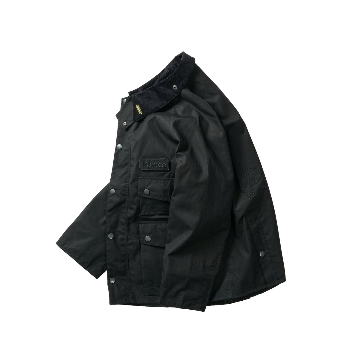 PALACE BARBOUR BEDALE CASUAL JACKET BLACK - Palace
