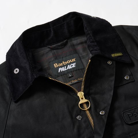 Palace PALACE BARBOUR BEDALE CASUAL JACKET BLACK - Colorway