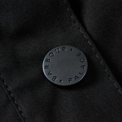 Palace PALACE BARBOUR BEDALE CASUAL JACKET BLACK - Colorway