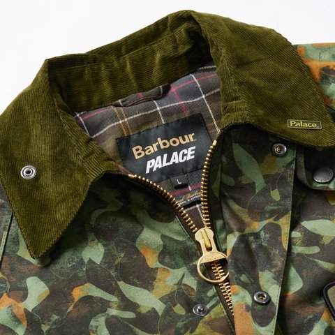 Palace PALACE BARBOUR BEDALE CASUAL JACKET KELP FOREST CAMO - Colorway