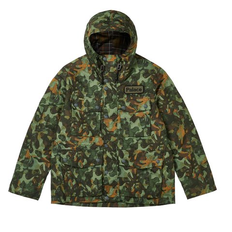 Palace PALACE BARBOUR FIELD CASUAL JACKET KELP FOREST CAMO - Colorway