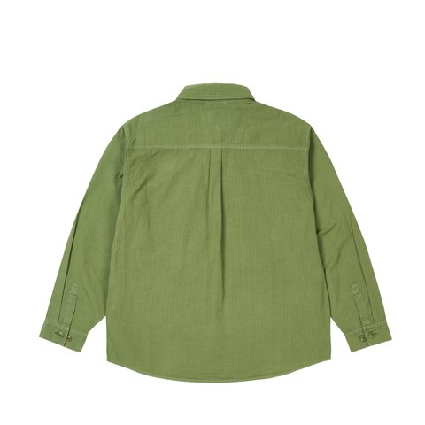 Palace PALACE BARBOUR OFFICER SHIRT OLIVE DRAB - Colorway