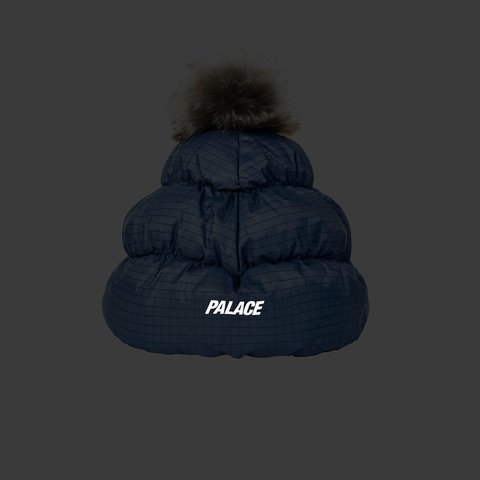 Palace PERTEX PUFFA BEANIE SKYLINE BLUE - Colorway