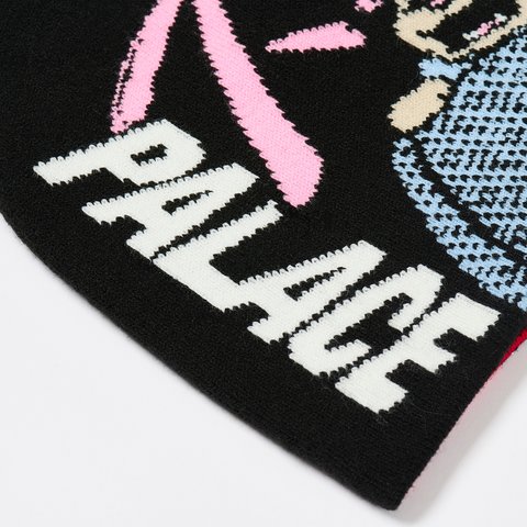 Palace REAR VIEW NEIN CUFF BEANIE BLACK - Colorway