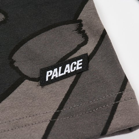 Palace REAR VIEW RAGLAN LONGSLEEVE BLACK / MONO - Colorway