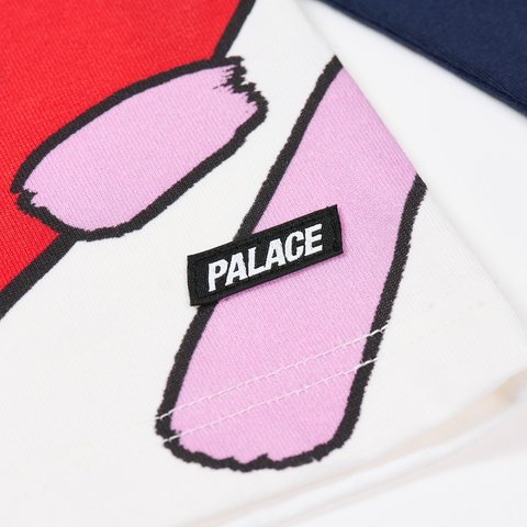 Palace REAR VIEW RAGLAN LONGSLEEVE NAVY / MULTI - Colorway