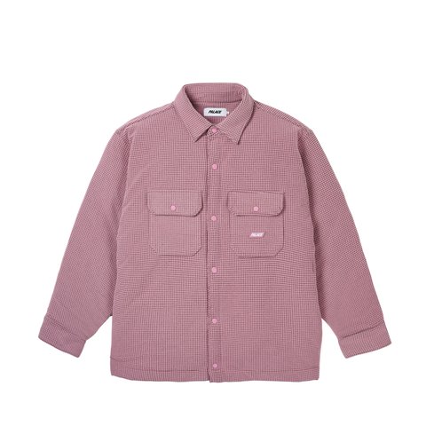 Palace THERMAL INSULATED SHIRT PINK - Colorway