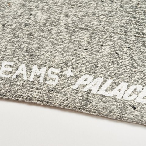 Palace PALACE BEAMS PLUS 2 PACK RUG SOCKS GREY - Colorway