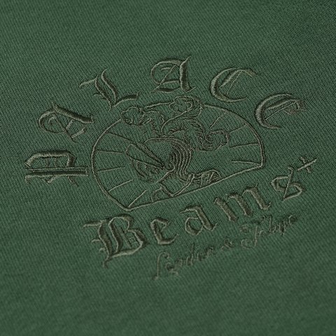 Palace PALACE BEAMS PLUS GRAPHIC HOOD GREENER PASTURES - Colorway