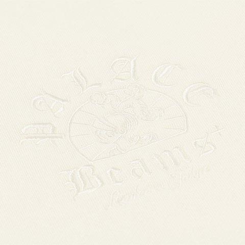 Palace PALACE BEAMS PLUS GRAPHIC HOOD WHISPER WHITE - Colorway