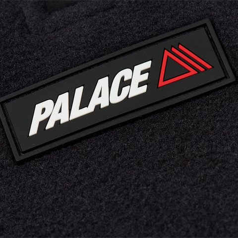 Palace POLARTEC 1/2 ZIP JACKET BLACK - Colorway