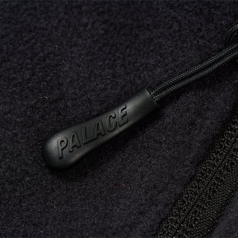 Palace POLARTEC 1/2 ZIP JACKET BLACK - Colorway