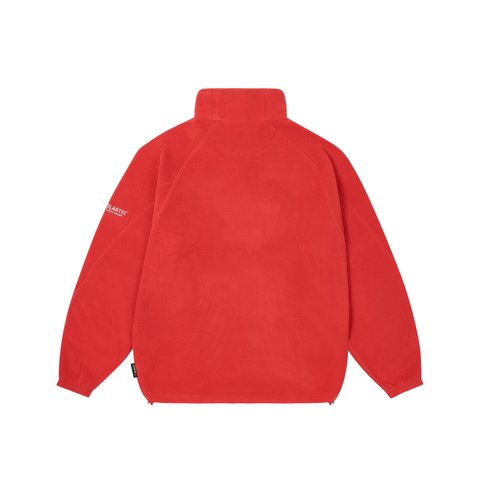 Palace POLARTEC 1/2 ZIP JACKET TOMATO RED - Colorway