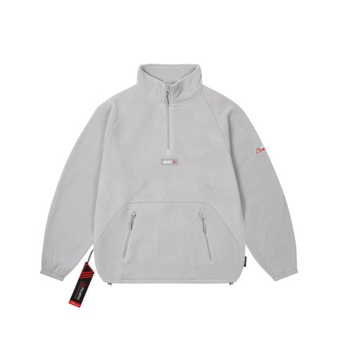Palace POLARTEC 1/2 ZIP JACKET GREY - Colorway