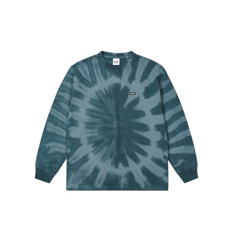 Palace TIE-DYE WAFFLE LONGSLEEVE NAVY - Colorway