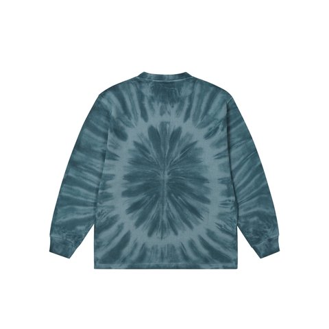 Palace TIE-DYE WAFFLE LONGSLEEVE NAVY - Colorway