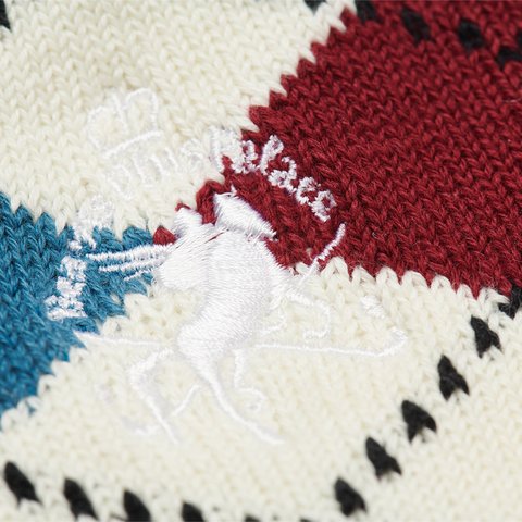 Palace PALACE BEAMS PLUS ARGYLE SOCKS WHISPER WHITE - Colorway