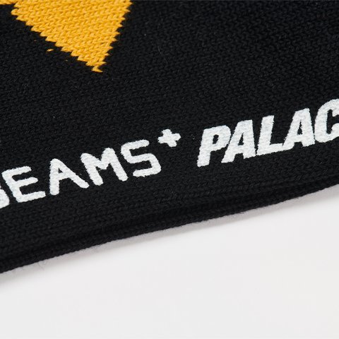 Palace PALACE BEAMS PLUS ARGYLE SOCKS JET BLACK - Colorway