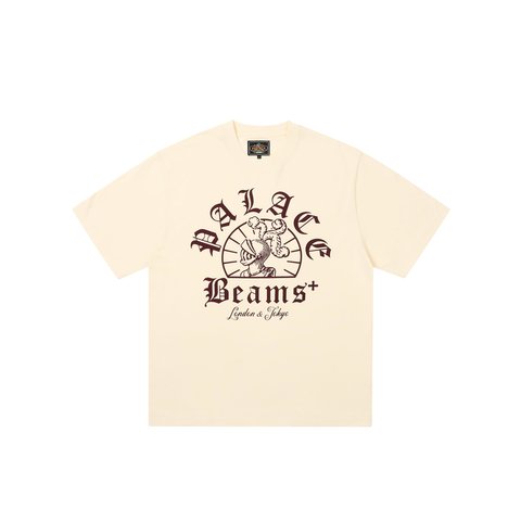 Palace PALACE BEAMS PLUS GRAPHIC T-SHIRT WHISPER WHITE - Colorway