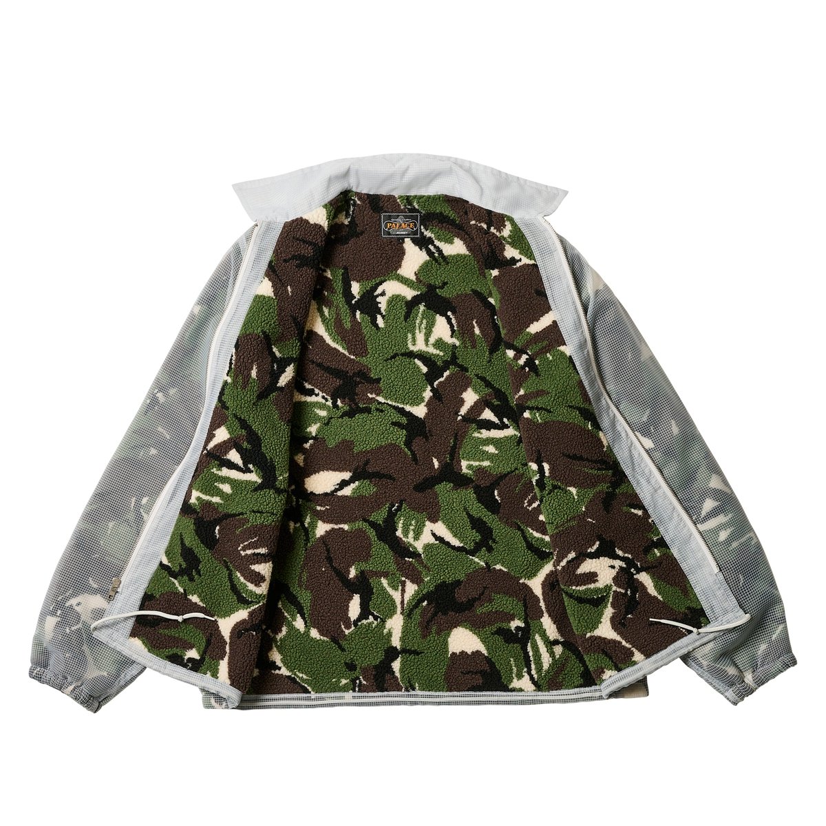 PALACE BEAMS PLUS COACH JACKET FLEECE LINED CAMO - Palace
