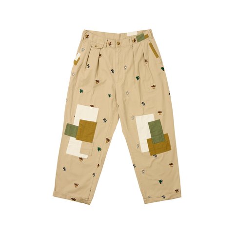 Palace PALACE BEAMS PLUS PLEATED TROUSERS TWILL BEIGE - Colorway