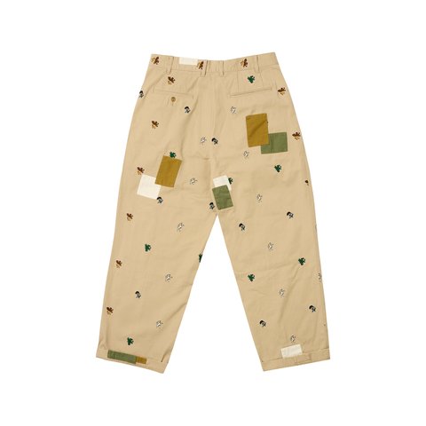 Palace PALACE BEAMS PLUS PLEATED TROUSERS TWILL BEIGE - Colorway