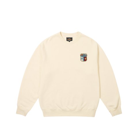 Palace PALACE BEAMS PLUS GRAPHIC CREW WHISPER WHITE - Colorway