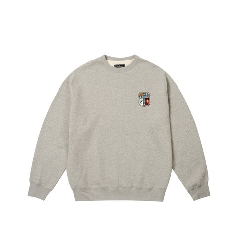 Palace PALACE BEAMS PLUS GRAPHIC CREW GREY MARL - Colorway
