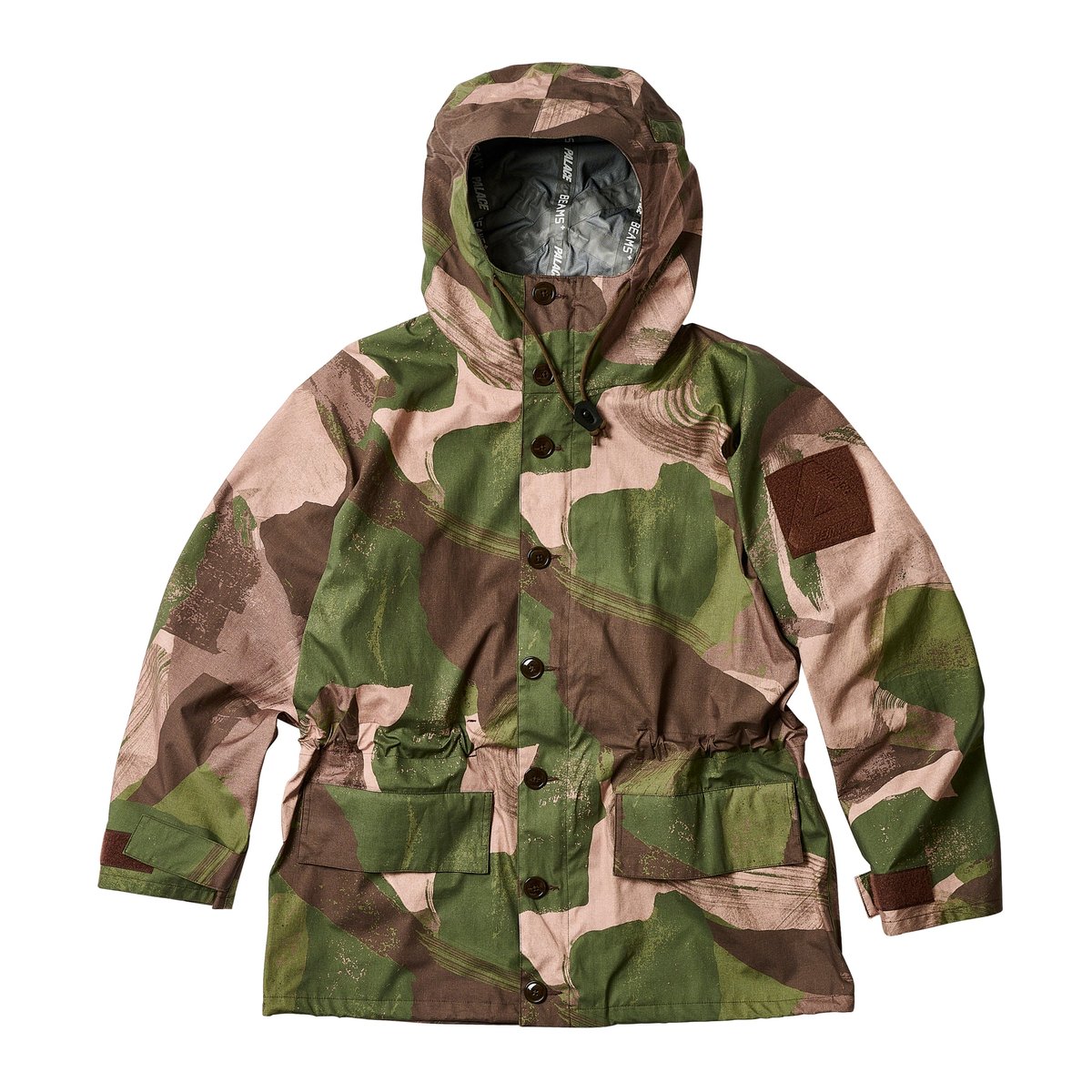 PALACE BEAMS PLUS JACKET 3 LAYERS CAMO - Palace