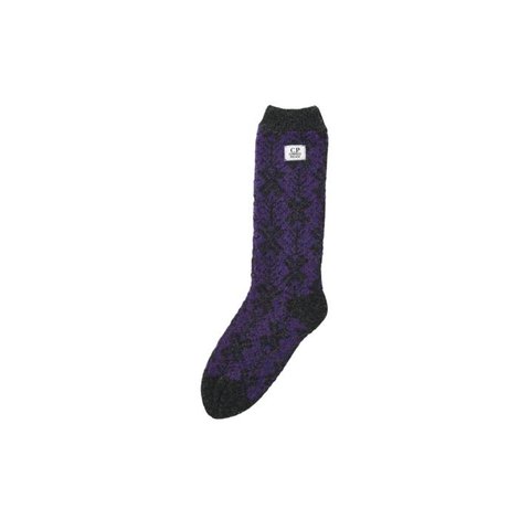 Palace PALACE C.P. COMPANY LAMBSWOOL SOCK PURPLE