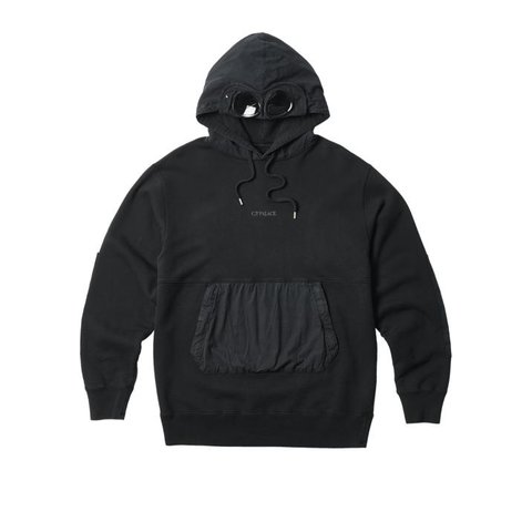 PALACE C.P. COMPANY GOGGLE HOODIE BLACK