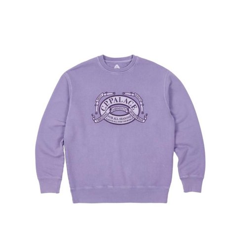 Palace PALACE C.P. COMPANY CLASSIC OVER DYED CREW SWEAT PURPLE